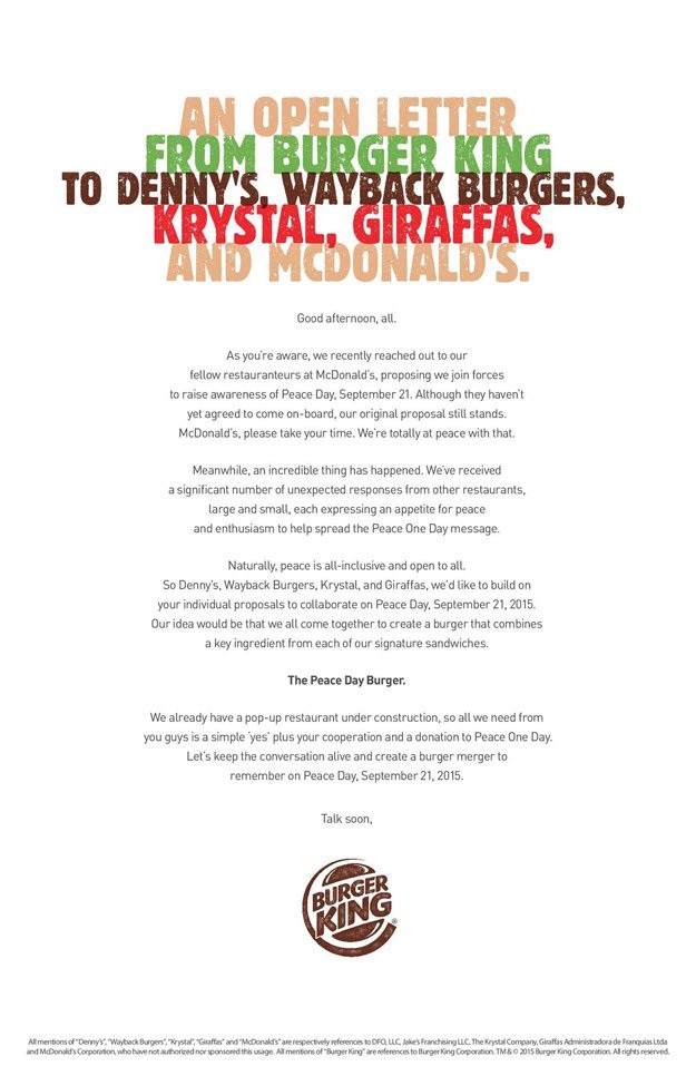 open letter burger king