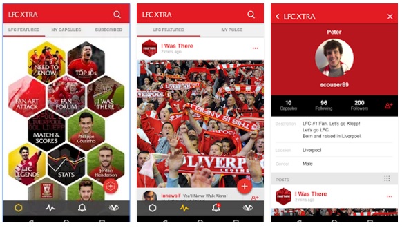Liverpool FC new social app 'LFC Xtra' - Netimperative