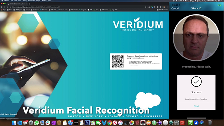 Veridium launches facial recognition technology vFace