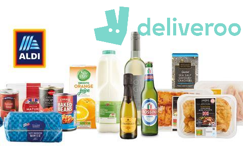 Aldi teams up with Deliveroo for home delivery trial