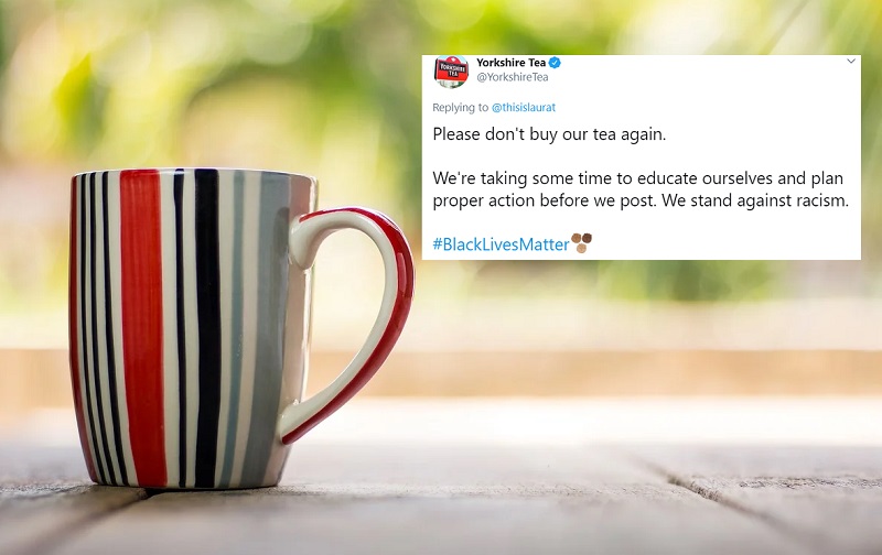 “Please don't buy our tea”: How one brand sparked a Twitter storm over BLM support