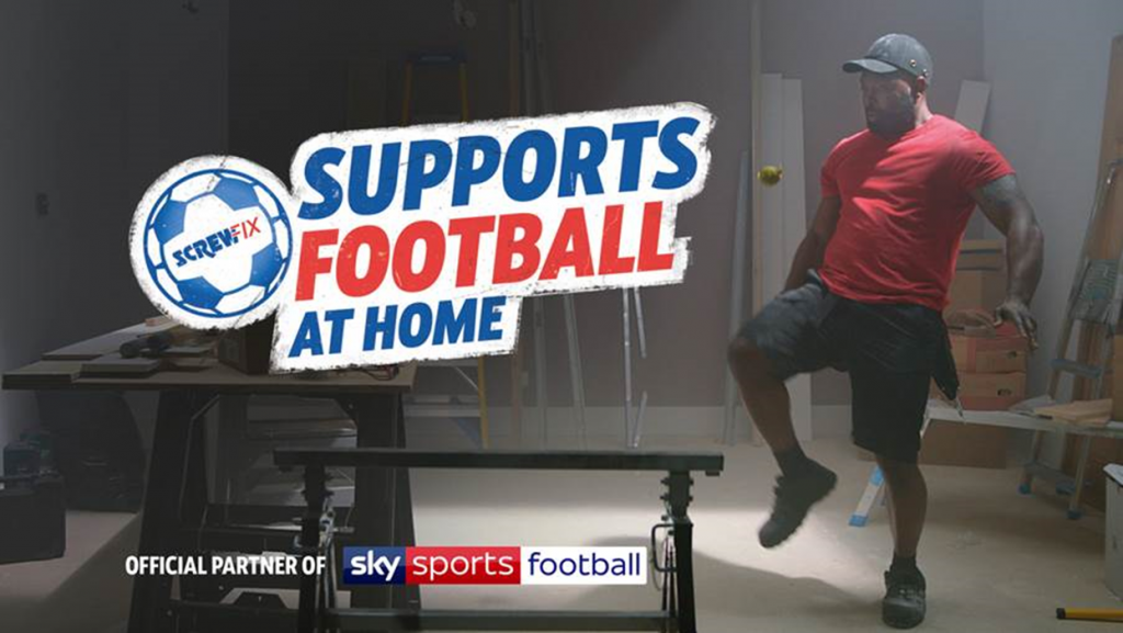 Screwfix continues to be the ‘Official Partner of Sky Sports Football’