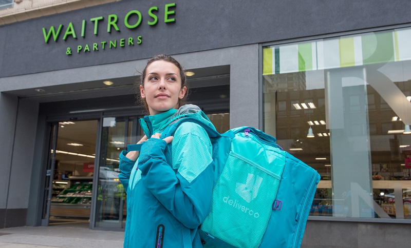 Waitrose partners Deliveroo for super fast grocery delivery