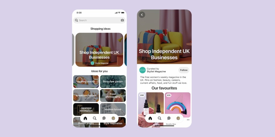 Pinterest boosts shopping features ahead of festive rush