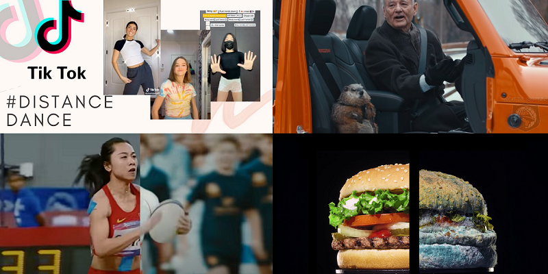 Top 20 video ads of 2020: TikTok dances, sports mashups and mouldy Whoppers