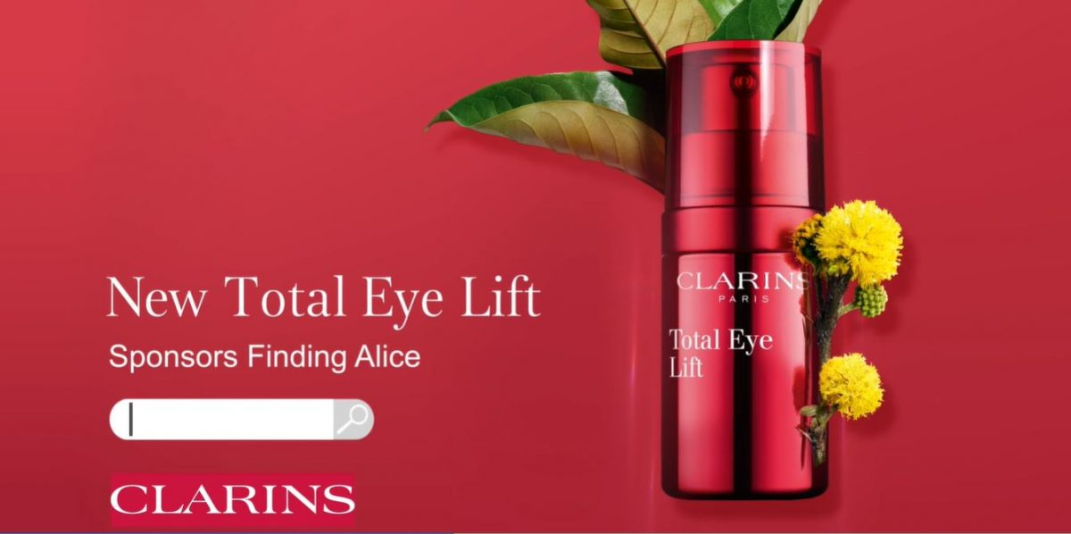 Clarins sponsors new ITV programme Finding Alice