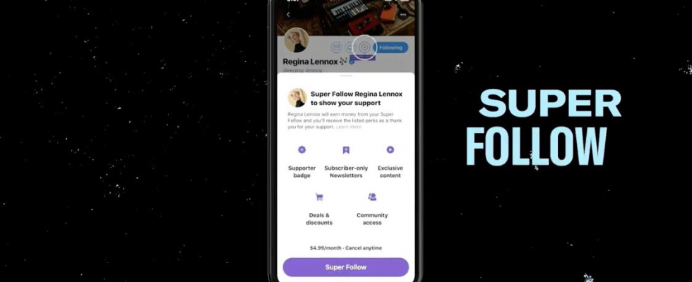 Twitter unveils paid Super Follows: popular profiles can charge for tweets