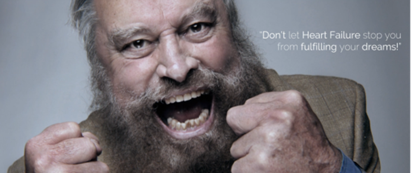 Brian Blessed stars in British Society for Heart Failure ‘F-Word’ campaign