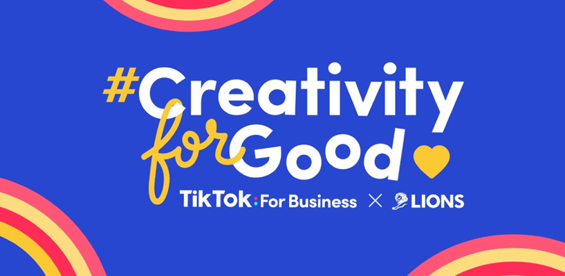 TikTok launches #CreativityForGood challenge ahead of Cannes Lions Awards