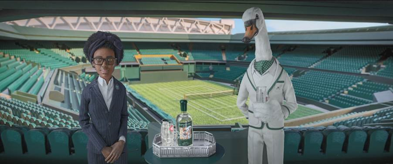 Sipsmith celebrates its first year as the Official Gin Partner of The Championships, Wimbledon with a new piece of creative, where Mr Swan makes his Centre Court debut.