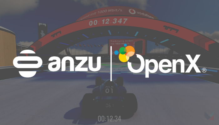 Anzu and OpenX partner to bring programmatic in-game advertising to brands